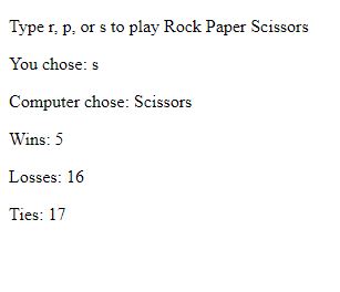 Rock Paper Scissors